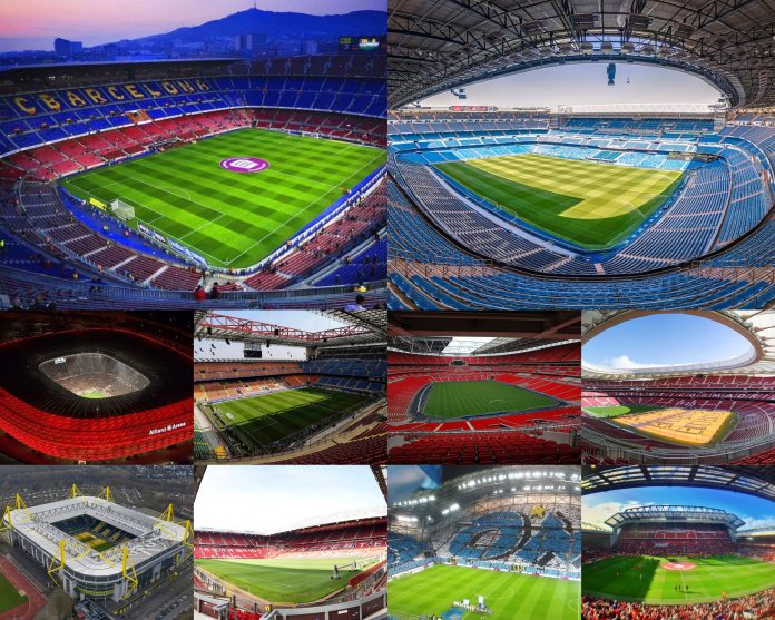 ইউরোপের সেরা স্টেডিয়াম Best stadiums in Europe