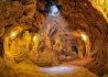 Derinkuyu cave underground city, Cappadocia , Turkey .Travel background